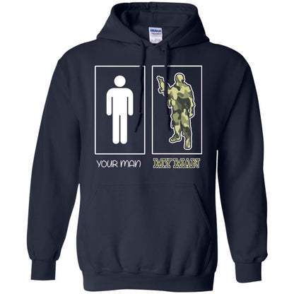Your Man My Man Military Shirt Navy