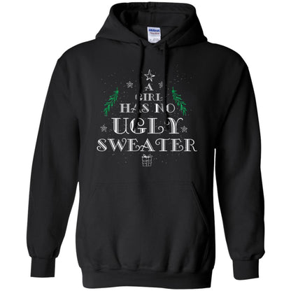 Christmas T-shirt A Girl Has No Ugly Sweater Black