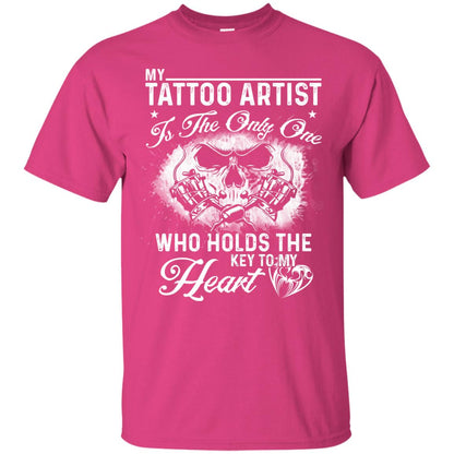 My Tatto Artist T-shirt The Only One Who Holds The Key To My Heart Heliconia