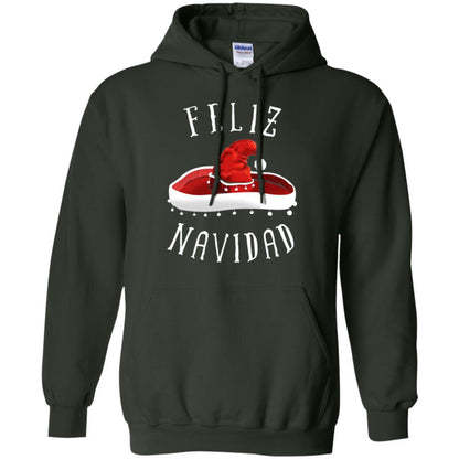 Christmas T-shirt Mexico Feliz Navidad Forest Green