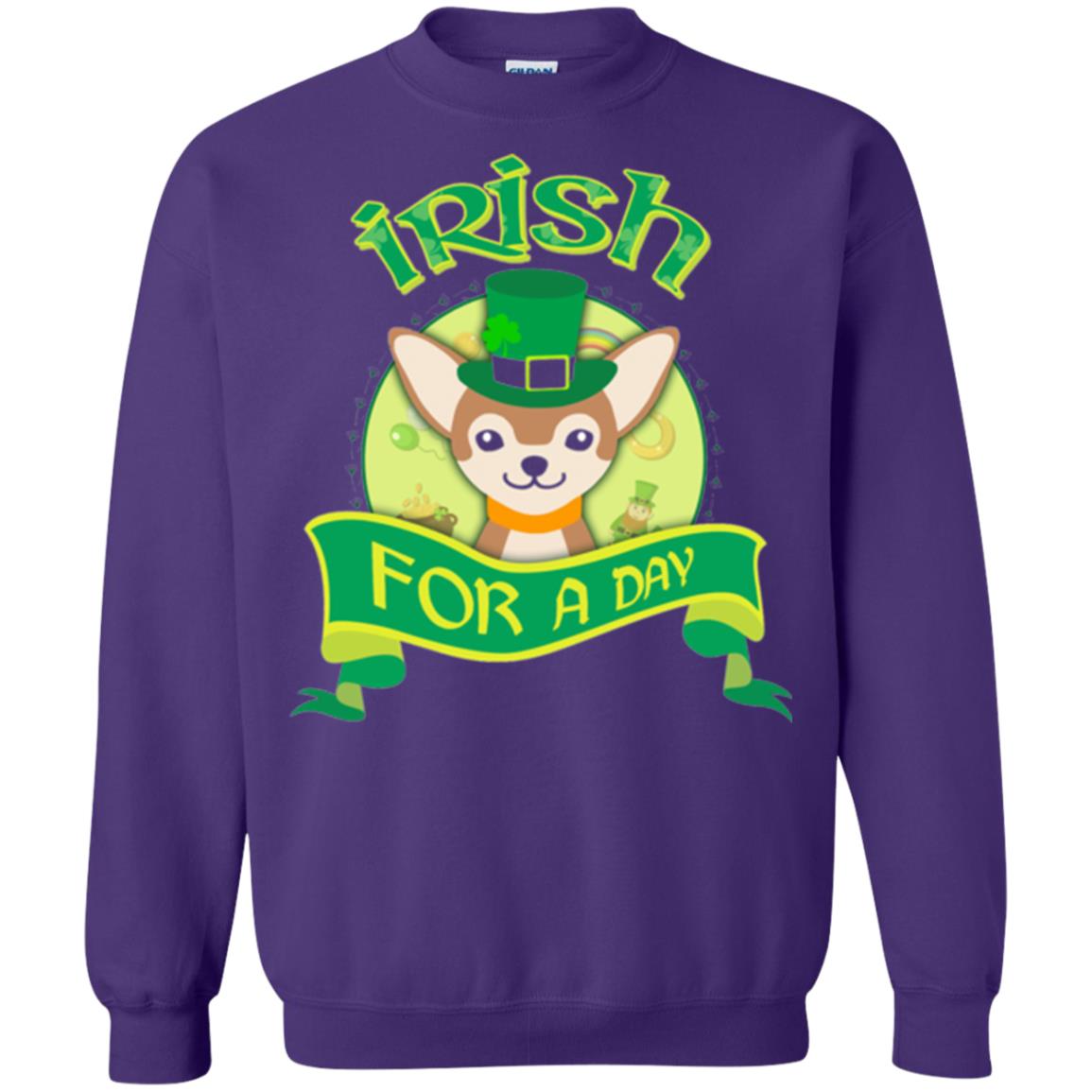 Saint Patrick_s Day T-shirt Amazing I_m Irish Chihuahua Purple