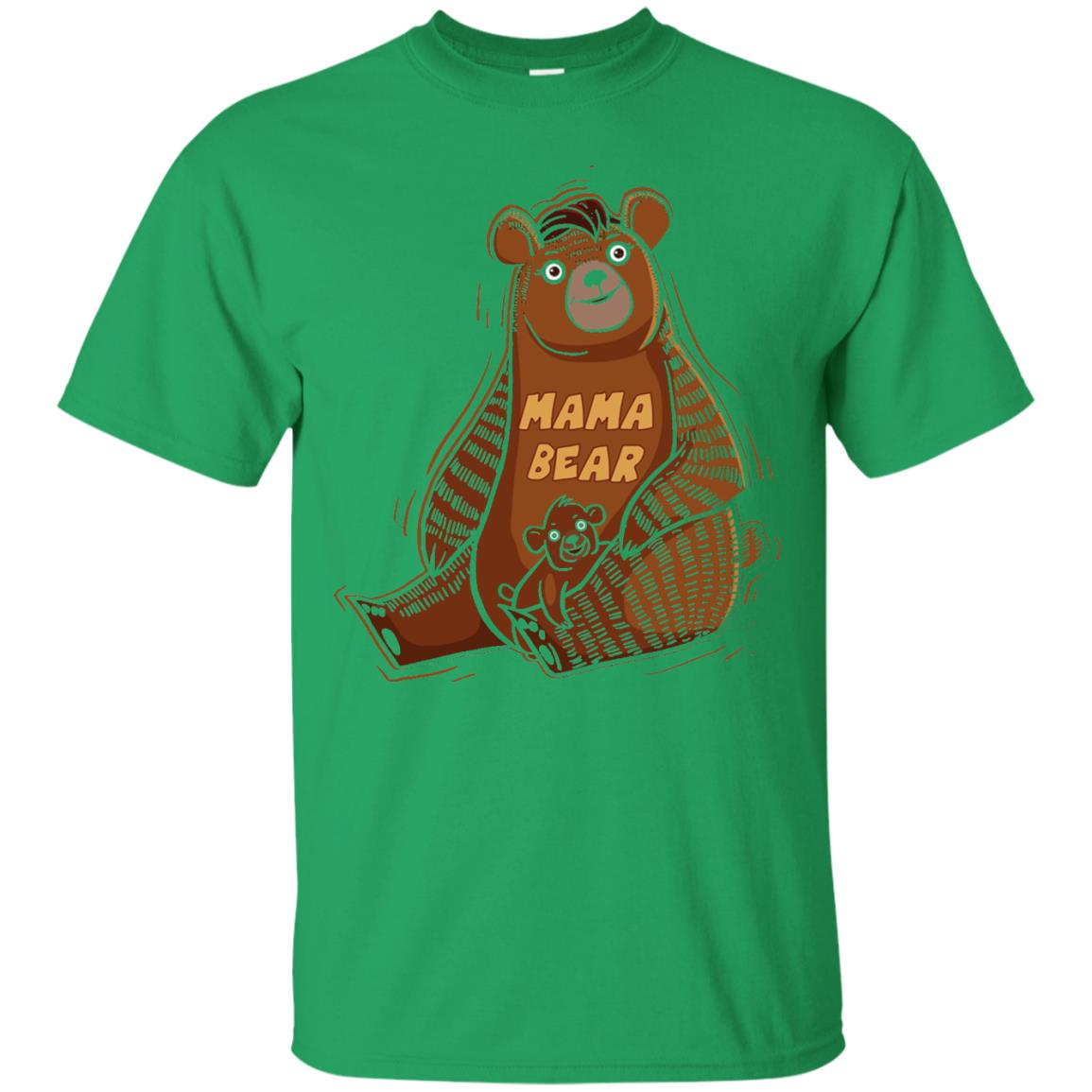 First Time Mothers Day Shirts Mama Bear Irish Green