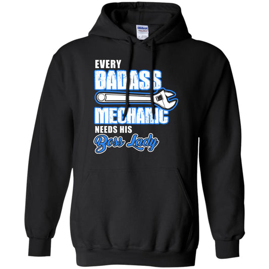 Every Badass Mechanic Needs His Boss Lady Shirt Black