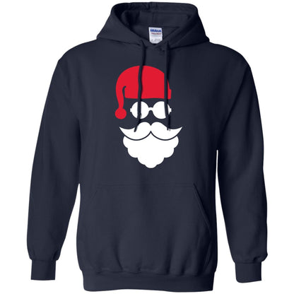 Christmas Shirt Santa Claus Face Navy