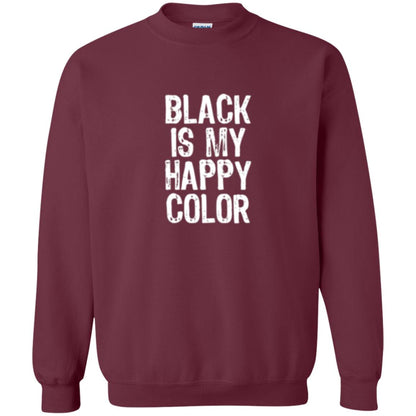 Black Is My Happy Color T-shirt Maroon