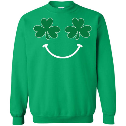 Saint Patrick's Day T-shirt Smiling Shamrocks Irish Green