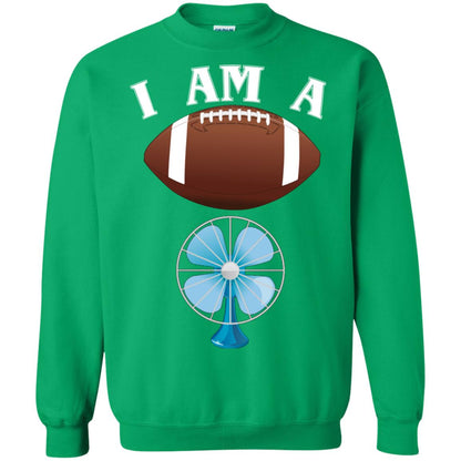 Football Lover T-shirt I Am A Football Fan Irish Green