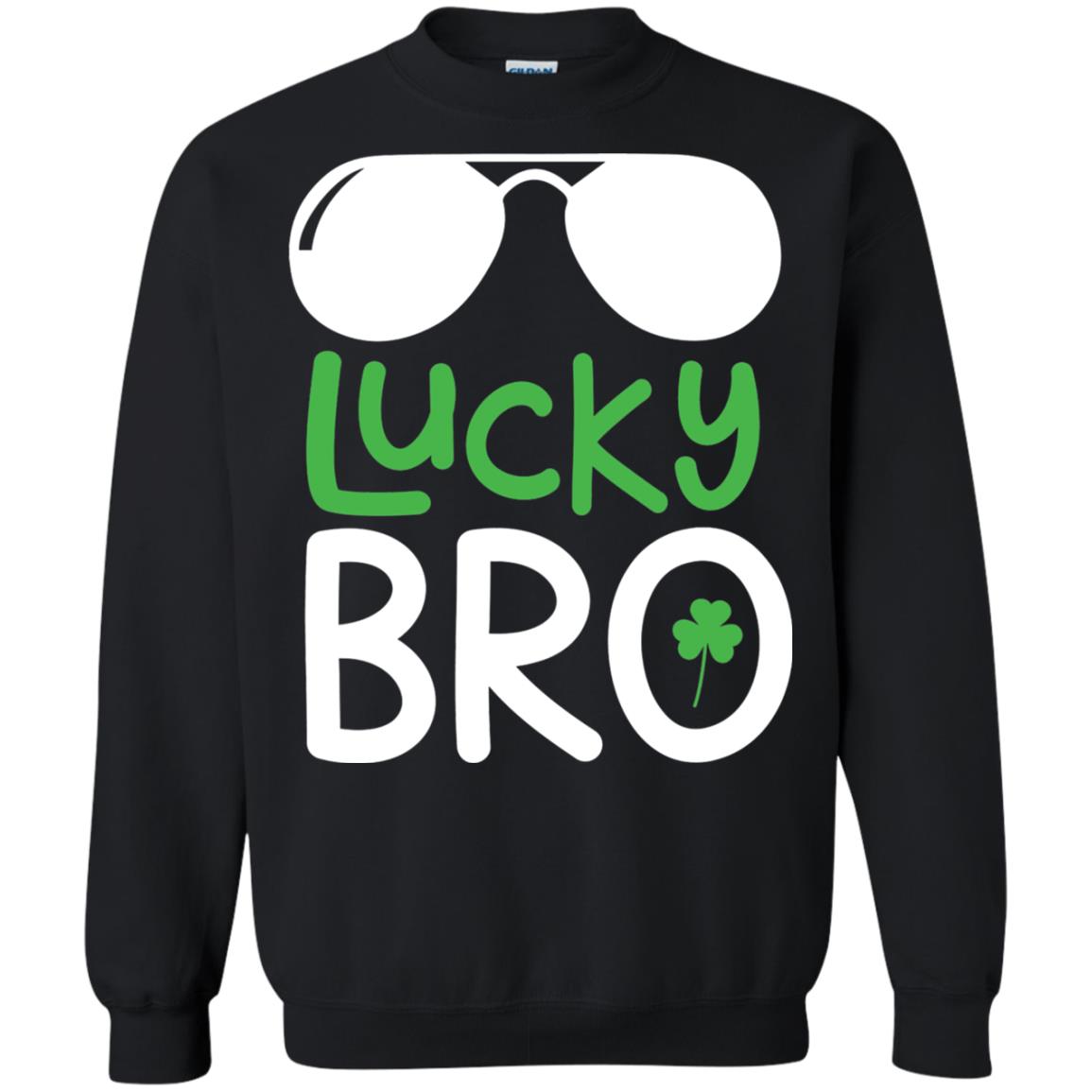 Lucky Bro St. Patrick_s Day T-shirt Black