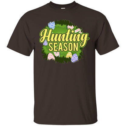 Hunting Season Easter Gift Shirt For Hunter Dark Chocolate