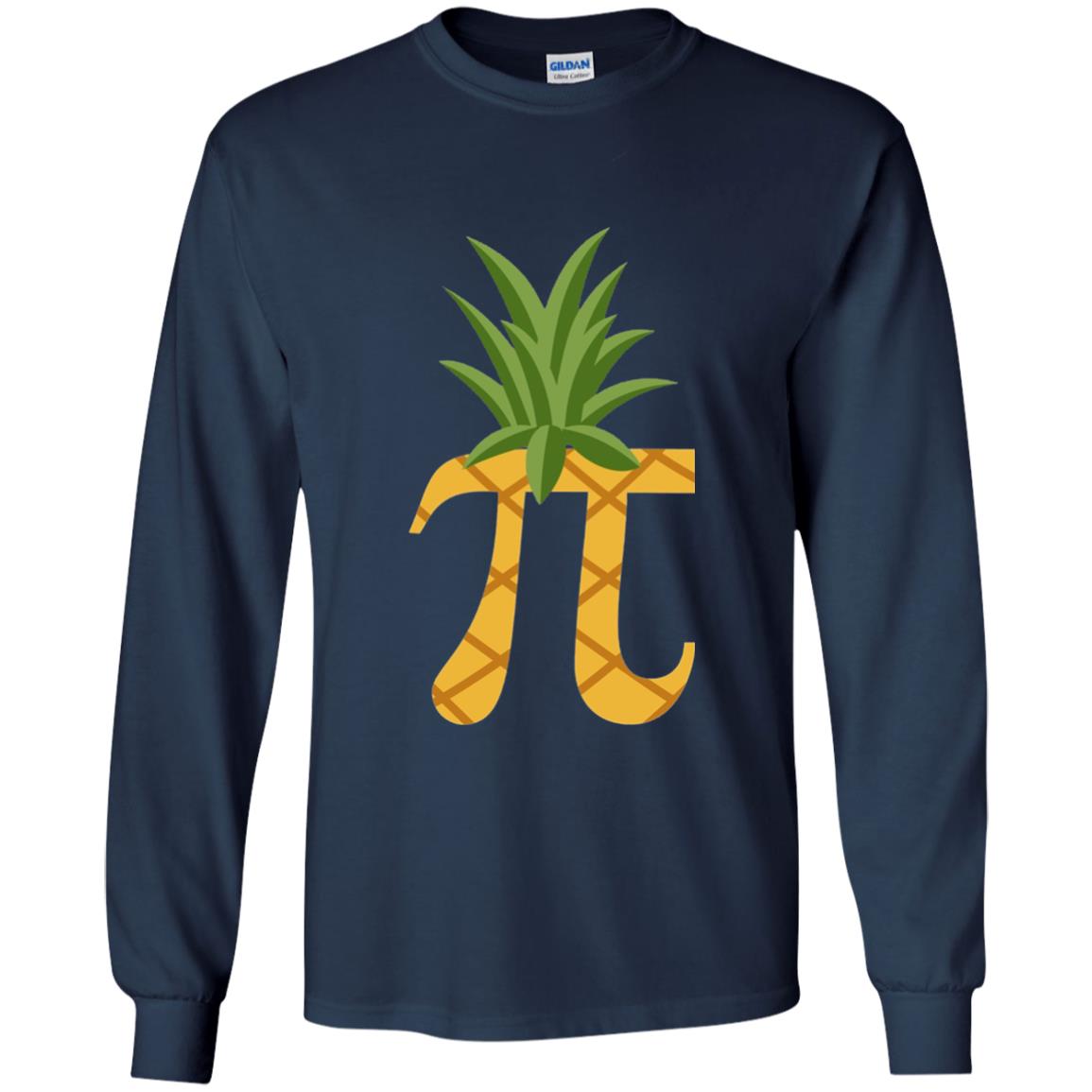 Parody Of Pi Pineapple Funny Pi Day T-shirt Navy