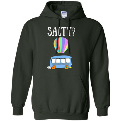 Salty Humorous Parody T-shirt Forest Green