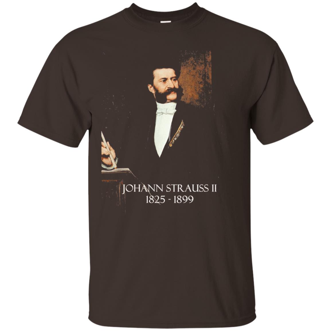 Musician T-shirt Johann Strauss Ii Dark Chocolate