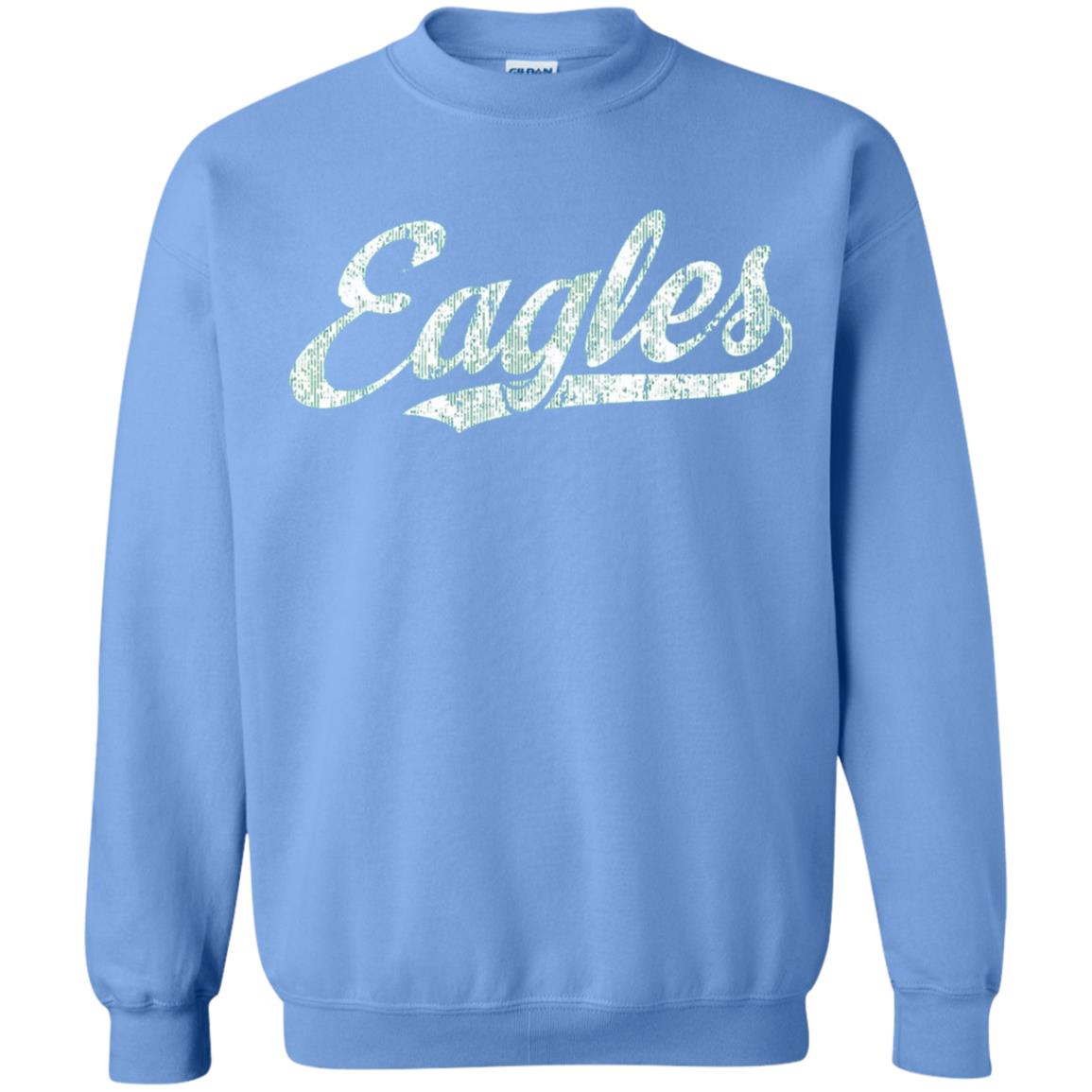 Eagles Mascot T-shirt Vintage Sports Name Carolina Blue