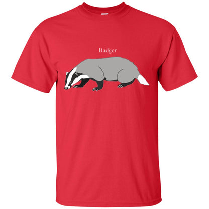 Fierce Badger T-shirt Red