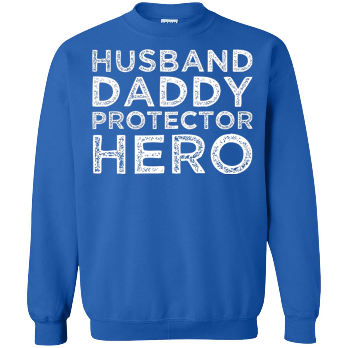Husband Daddy Protector Hero T-shirt Royal