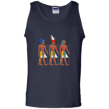 Ancient Egypt Pharaoh Art T-shirt Navy