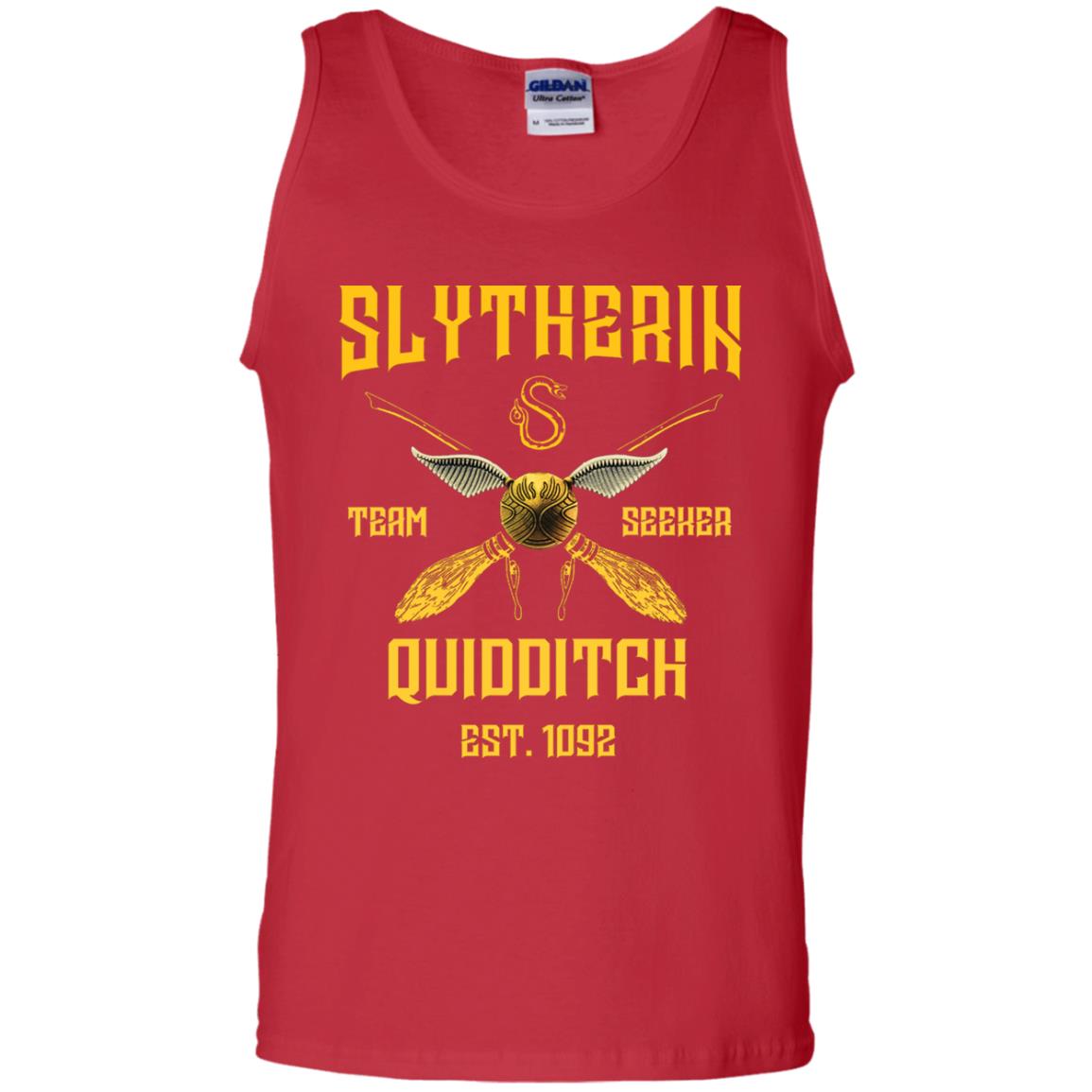 Slytherin Quiddith Team Seeker Est 1092 Harry Potter Shirt Red