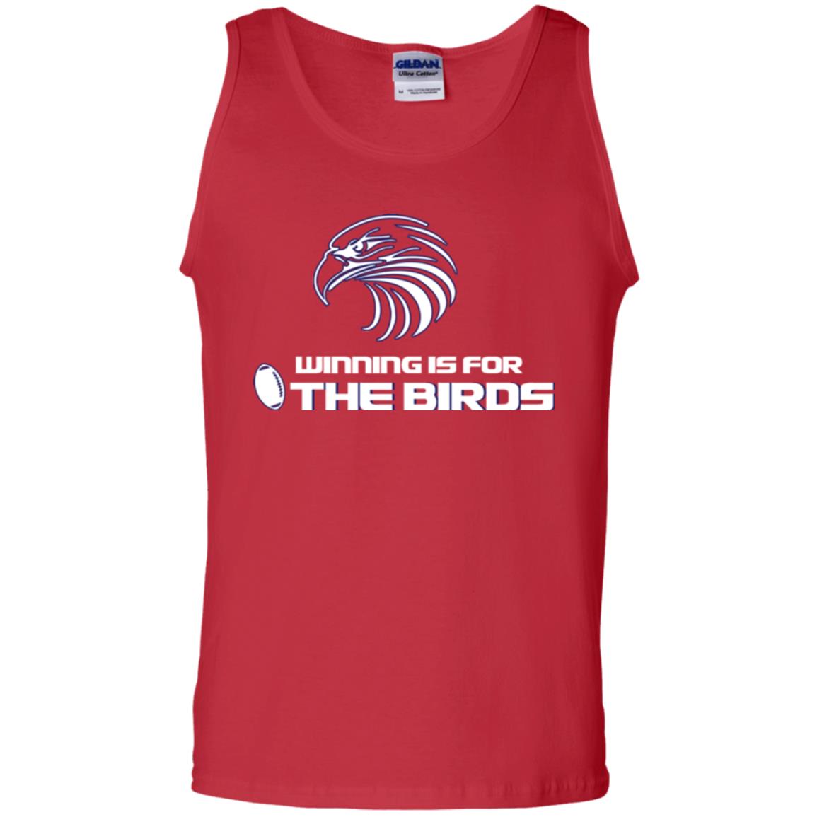 Football T-shirt Winning Is For The Birds Red