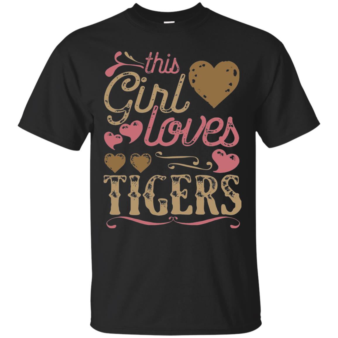 Tigers Shirt This Girls Love Tiger Black