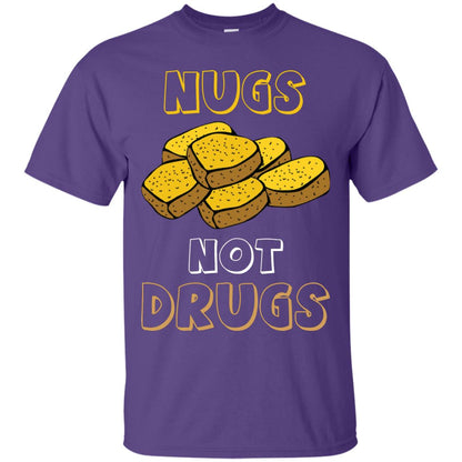 Nugs Not Drugs Nuggets Chicken T-shirt Purple