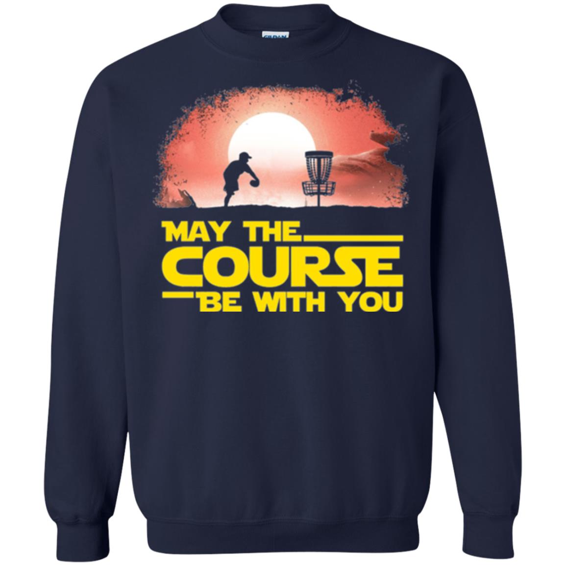 May The Course Be With You T-shirt Navy