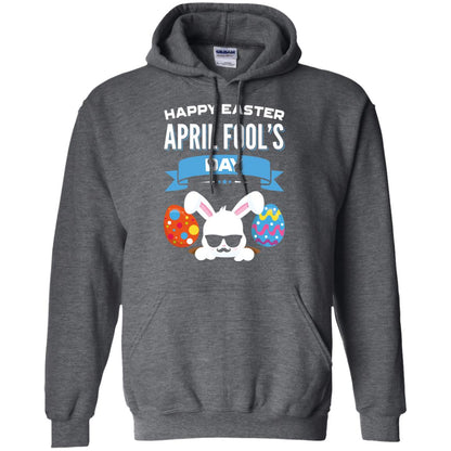 Happy Easter April Fools Day Easter 2018 Shirt Dark Heather