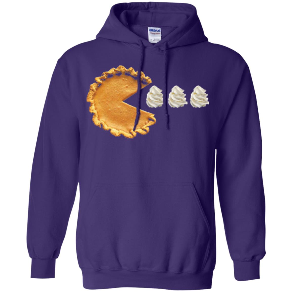 Pumpkin Pie Thanksgiving T-shirt Purple