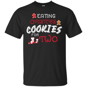 Christmas T-shirt Eating Christmas Cookies For Two