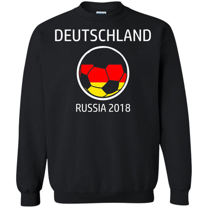 Deutschland Team Russia 2018 Soccer Fan T-shirt Black