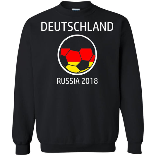 Deutschland Team Russia 2018 Soccer Fan T-shirt Black