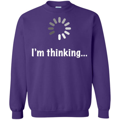 Funny T-shirt I_m Thinking Purple
