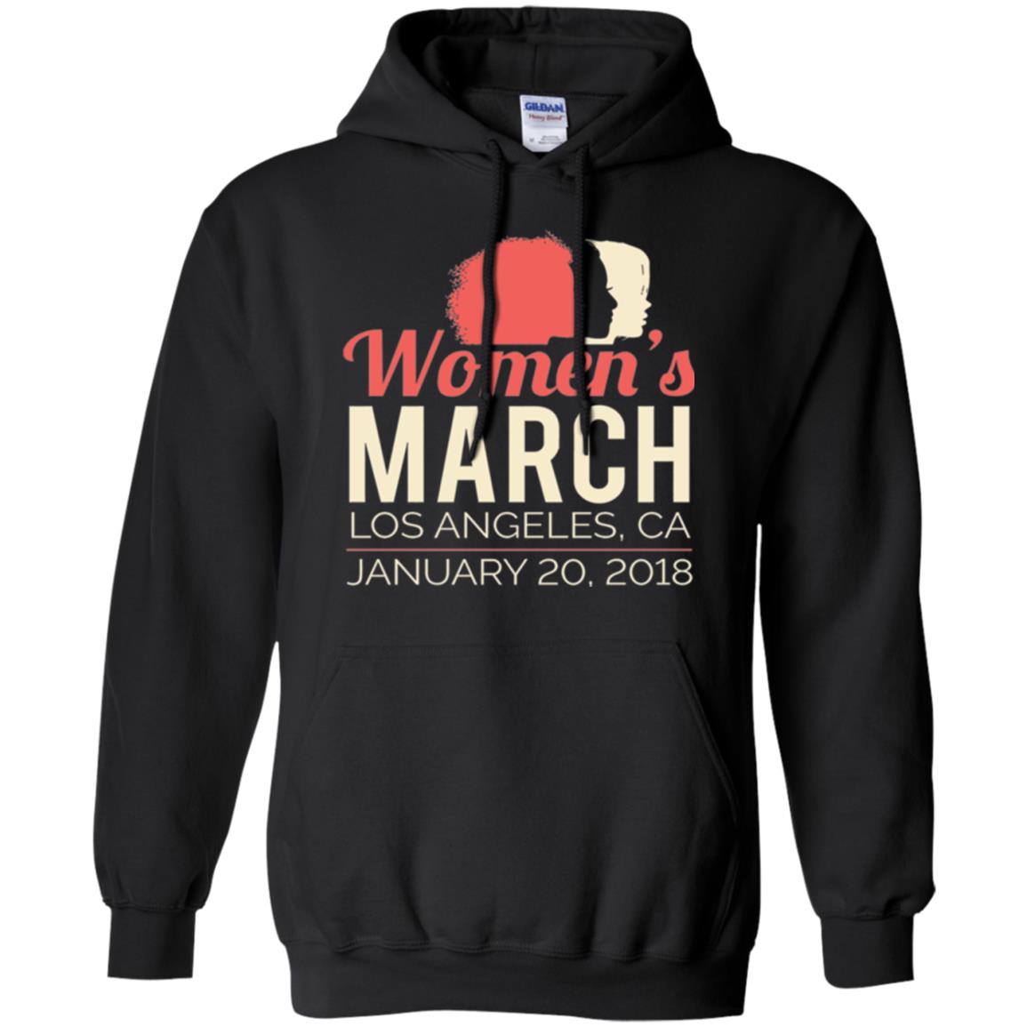 Women's March Los Angeles January 20 2018 Women's Right T-shirt