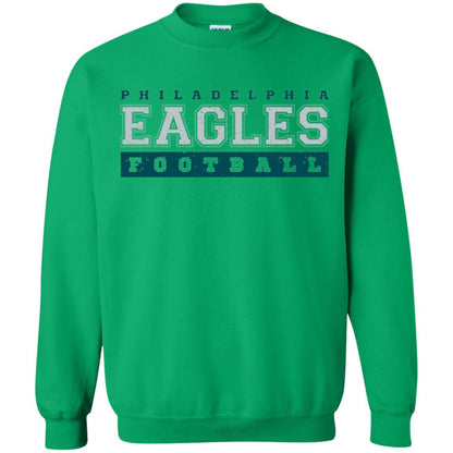 Football Lover T-shirt Philadelphia Football Fly Eagles Fly Collegiate Irish Green