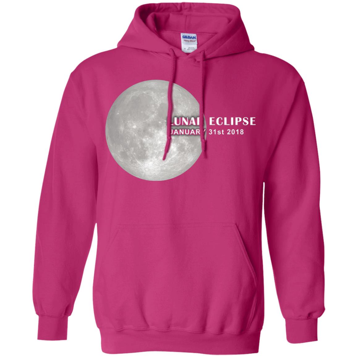 Eclipse January 31st 2018 Total Lunar Eclipse Shirts Heliconia