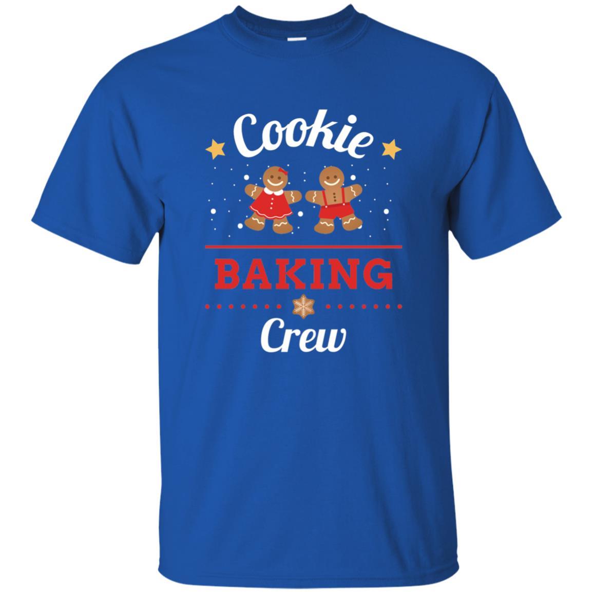 Christmas T-shirt Gingerbread Cookie Baking Crew Royal