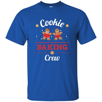 Christmas T-shirt Gingerbread Cookie Baking Crew Royal