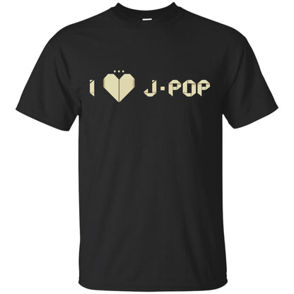 I Love J-pop T-shirt Black