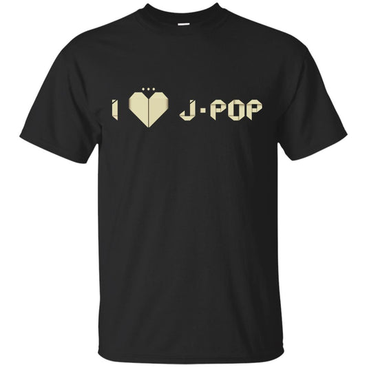 I Love J-pop T-shirt Black