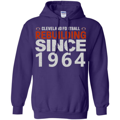 Football T-shirt Cleveland Football Rebuilding Since 1964 Purple