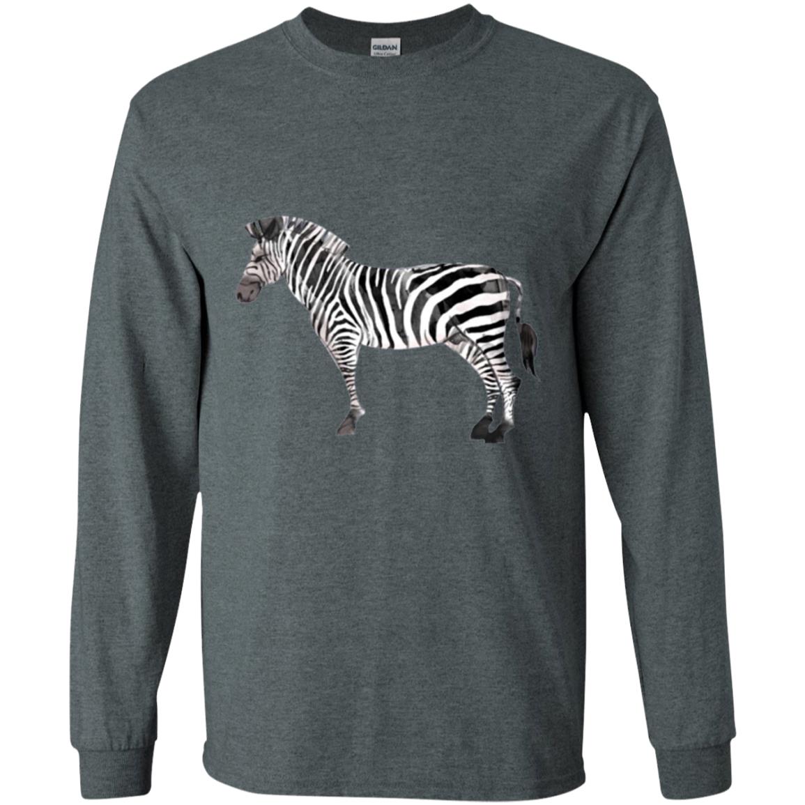 Awesome Zebra T-shirt Dark Heather