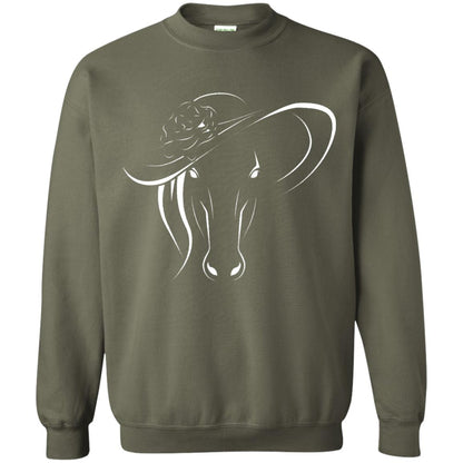 Derby Horse In Derby Womens Hat Derby Shirt Military Green