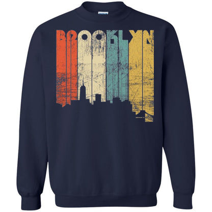 Brooklyn City New York State Vintage T-shirt Navy