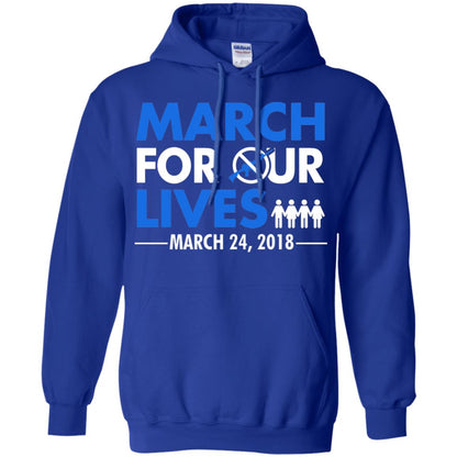March For Our Lives March 24 2018 Gun Control T-shirt Royal