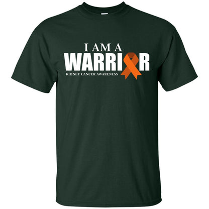 Kidney Cancer Awareness T-shirt I Am A Warrior Kidney Cancer Awareness Forest