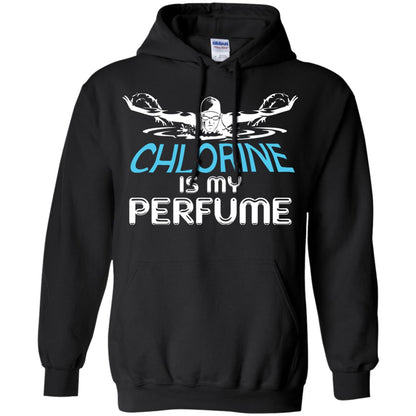 Swimmer T-shirt Chlorine Is My Perfume Black