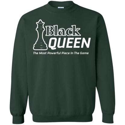 Black Queen Proud Black Woman African American T-shirt Forest Green