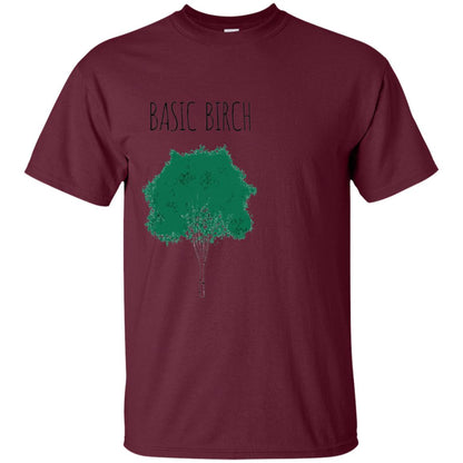 Basic Birch T-shirt Maroon