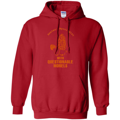Amateur Mycologist With Questtionable Morels Shirt Red