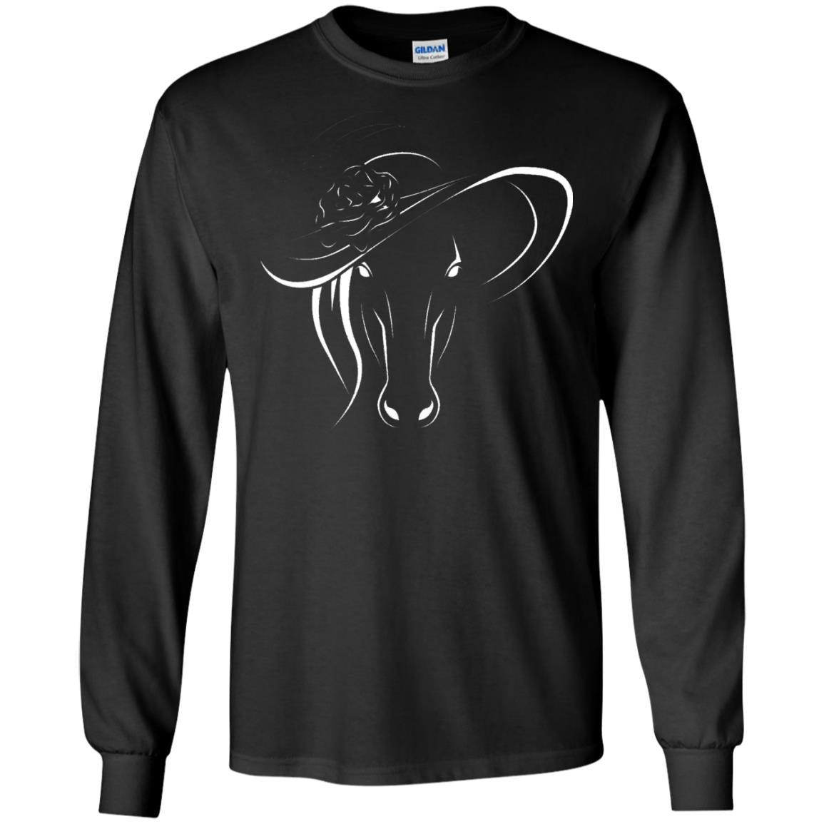 Derby Horse In Derby Womens Hat Derby Shirt Black