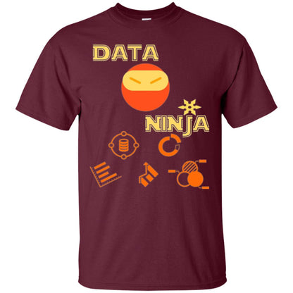 Data Ninja T-shirt Maroon